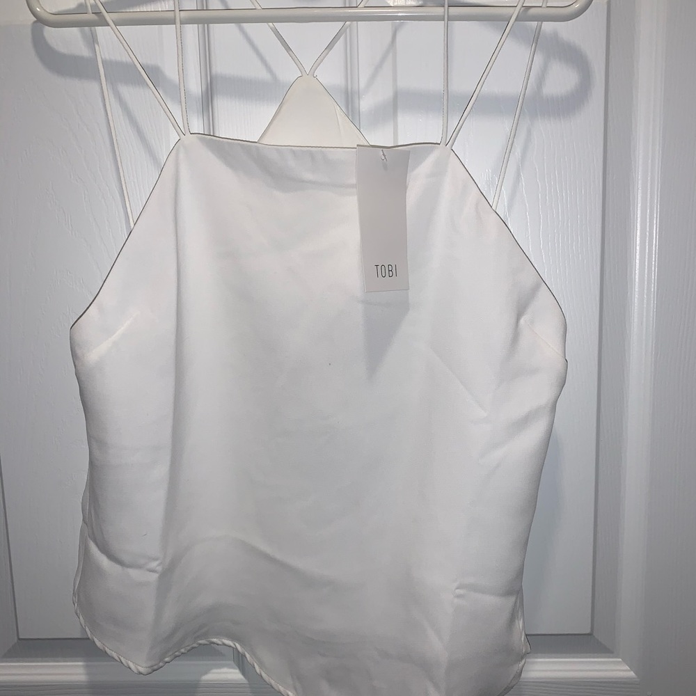 New with tags Tobi cross strap top